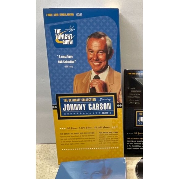Johnny Carson Ultimate Collection 3 DVD Set The Tonight Show Long Box 7 Hours - Picture 3 of 8